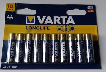 VARTA LONGLIFE BATERIE ALKALICZNE AA 2 BLISTRY 20 