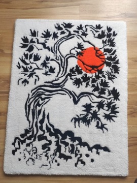 Rękodzieło - styl japoński - dywan