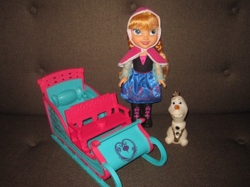 Frozen Anna z Olafem i saniami - Jakks Pacific