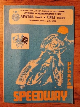 ŻUŻEL DMP 1986 UNIA TARNÓW APATOR TORUŃ SPEEDWAY