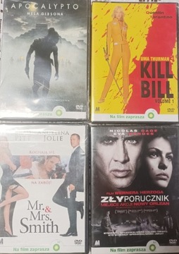 Kill bill, Apocalypto, Mr&Mrs Smith, Zły Porucznik