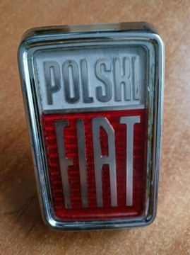 Emblemat POLSKI FIAT Fiat 126p NOWY ORYGINAŁ z PRL