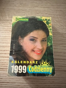 Kalendarz 1999r (oryginalny)