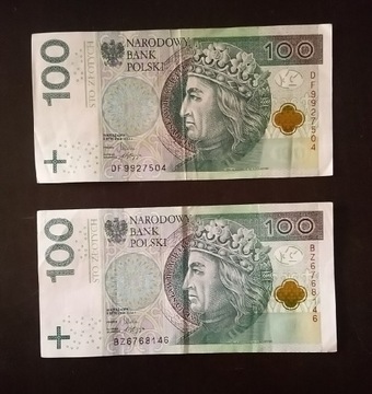 Banknot 100 złotowy 2012 rok  