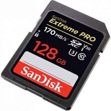 Karta pamięci SDXC SanDisk Extreme PRO 128gb 170MB