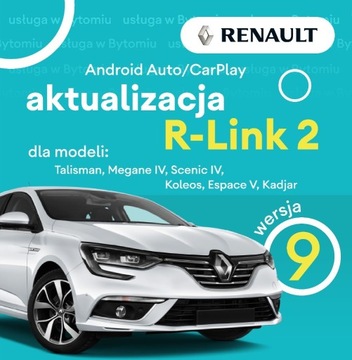 Aktualizacja Renault R-Link 2 Android Auto CarPlay