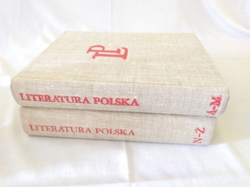 LITERATURA POLSKA - praca zbiorowa - 2 tomy