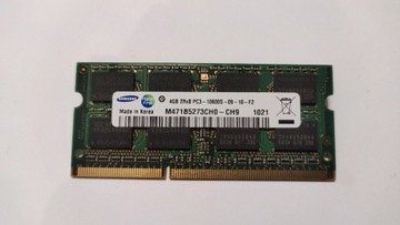  PAMIĘĆ RAM DDR3 SAMSUNG 4GB  PC3-10600S-09-10-F2