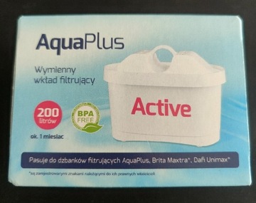 AquaPlus filtr do wody 8szt, Brita Maxtra, Dafi Unimax