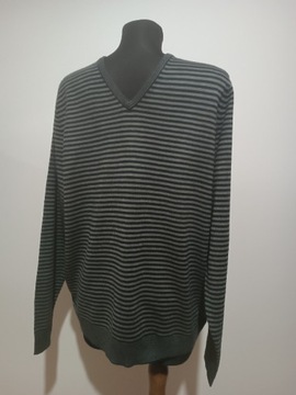 Męski sweter w serek Mark & Spencer nowy rozmiar L