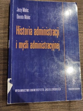 Historia administracji i myśli administracyjnej