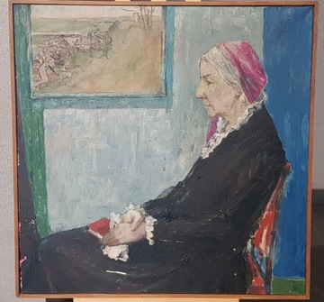 Alojzy Siwecki (1912-1988) Stara Kobieta 