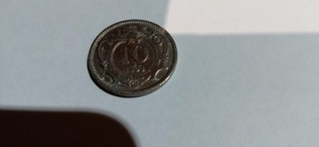 Moneta 10 Heller 1893