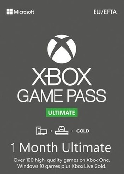 Xbox Game Pass Ultimate 1 miesiąc One Series S X