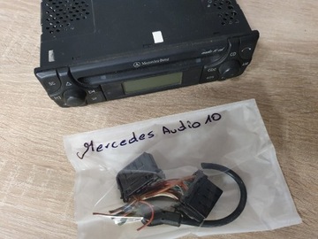 Kostki ISO radia + anteny Mercedes Alpine Audio 10