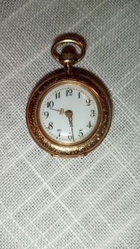 Stary kieszonkowy złoty zegarek 585 14K