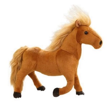 Pluszowy brązowy koń 50 cm pluszak zabawka 