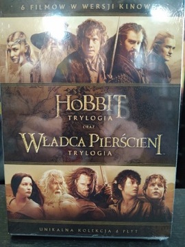 Śródziemie dwie trylogie Władca pierścieni+Hobbit