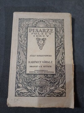 J. Korzeniowski - Karpaccy Górale. 1924.