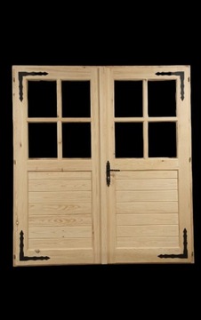 Drzwi drewniane do altany, altan, domków.