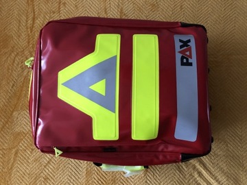 Plecak ratunkowy PAX z wyposażeniem -czerwony/red