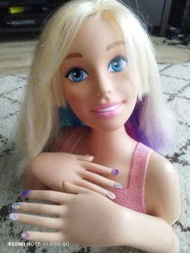 Głowa Barbie do stylizacji 