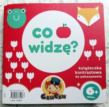 KSIĄŻKA CO WIDZĘ? CzuCzu Czu kontrastowa rozkład..