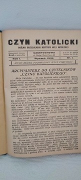 Czyn Katolicki 1934 rok 