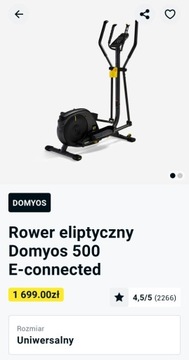 Rower eliptyczny Domyos 500