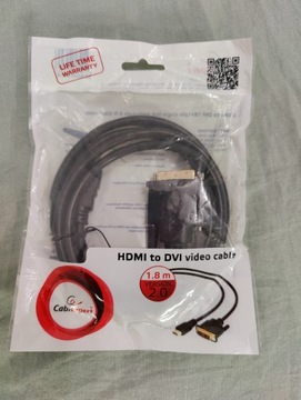 Kabel Cablexpert HDMI - DVI 1,8M