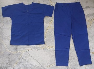 Bluza medyczna + spodnie medyczne (komplet scrubs)