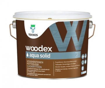 Teknos Woodex Aqua Solid 9l- Farba do drewna
