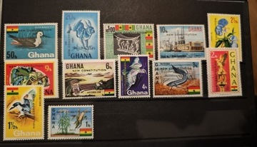 Ghana zestaw znaczków 