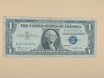 1 dolar 1957r. B - Silver Certificate