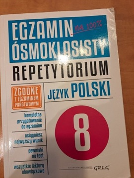 Egzamin ósmoklasisty repetytorium język polski