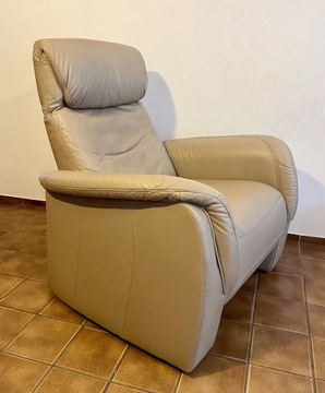 Skorzany Fotel Home Cinema z funkcją relaks