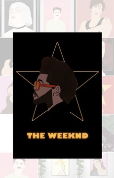 The weeknd starboy after hours plakat A2 prezent