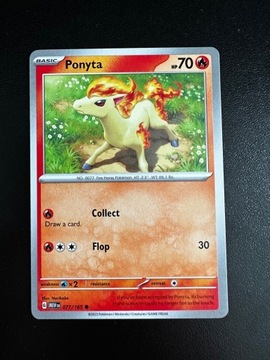 Karta Pokemon Ponyta 077/151 MEW 151