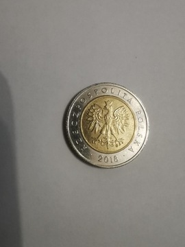 Moneta 5 zł 100-lecie odzyskania niepodległości 