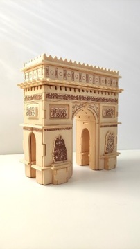 Drewniane puzzle 3D drewniana zabawka edukacyjna 