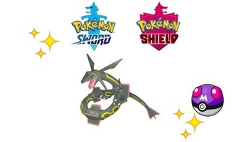 Pokemon Sword/Shield Shiny Rayquaza + Master Ball