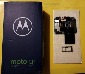 Motorola G9 Play org.płyta główna+pudełko