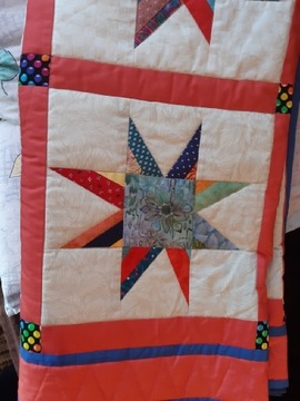 Narzuta patchwork 152 × 120 cm