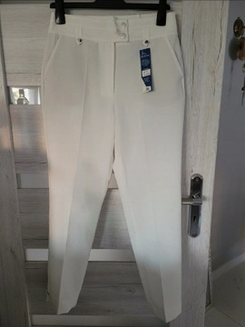 Białe spodnie rozmiar 38