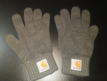 Rękawiczki Carhartt szare ciepłe zimowe 