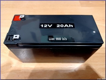 Akumulator 12V 20Ah 18650 Li-ion 3s7p