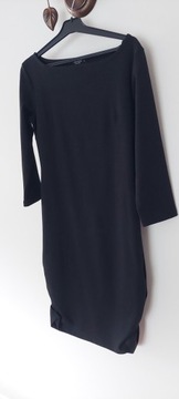 Czarna elegancka sukienka XL