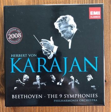 Karajan Beethoven The 9 Symphonies 5CD EMI Box Set