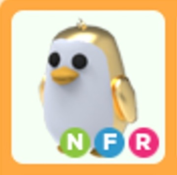 Roblox Adopt Me Golden Penguin NFR neon FR