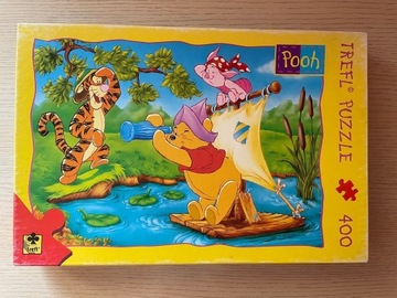 Puzzle Trefl Kubuś Puchatek 400 retro disney